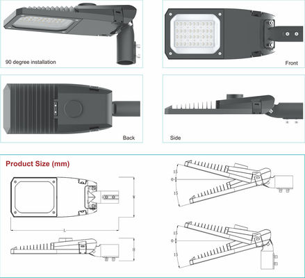 150lm/W Lamp Efficiency Roadway and Street Lighting Manufacturers for Lighting on Parking Lots