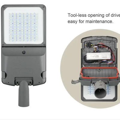 Schwarze IP65 bewertete LED-Straßenlaternen mit einer Effizienz von 130-190lm/W