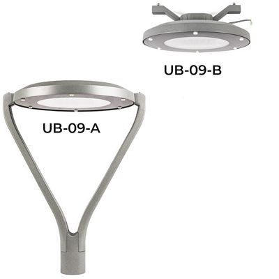 Die Casting Aluminium Led Pole Top Light 30w 40w 60w 90w 100w Garteneinstrahlungsstange