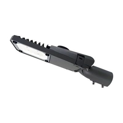 Ip66 IK10 LED-Straßenbeleuchtung mit schwarzem Farbpulver und Seidenwandglas