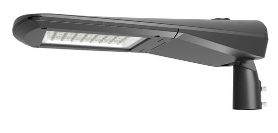 Dimmable 120lm/W 3000k Ra80 IK08 Druckguss Aluminium Led Straßenlicht IP66 Schwarze Farbe Für Hauptstraße